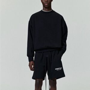 Essentials Fear of God Vintage Black Shorts